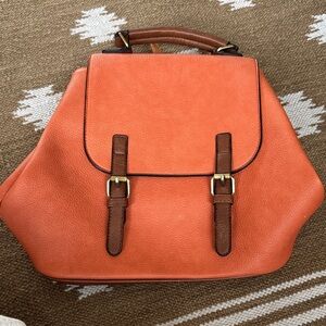 Jen & Co Pebbled Convertible Satchel Backpack